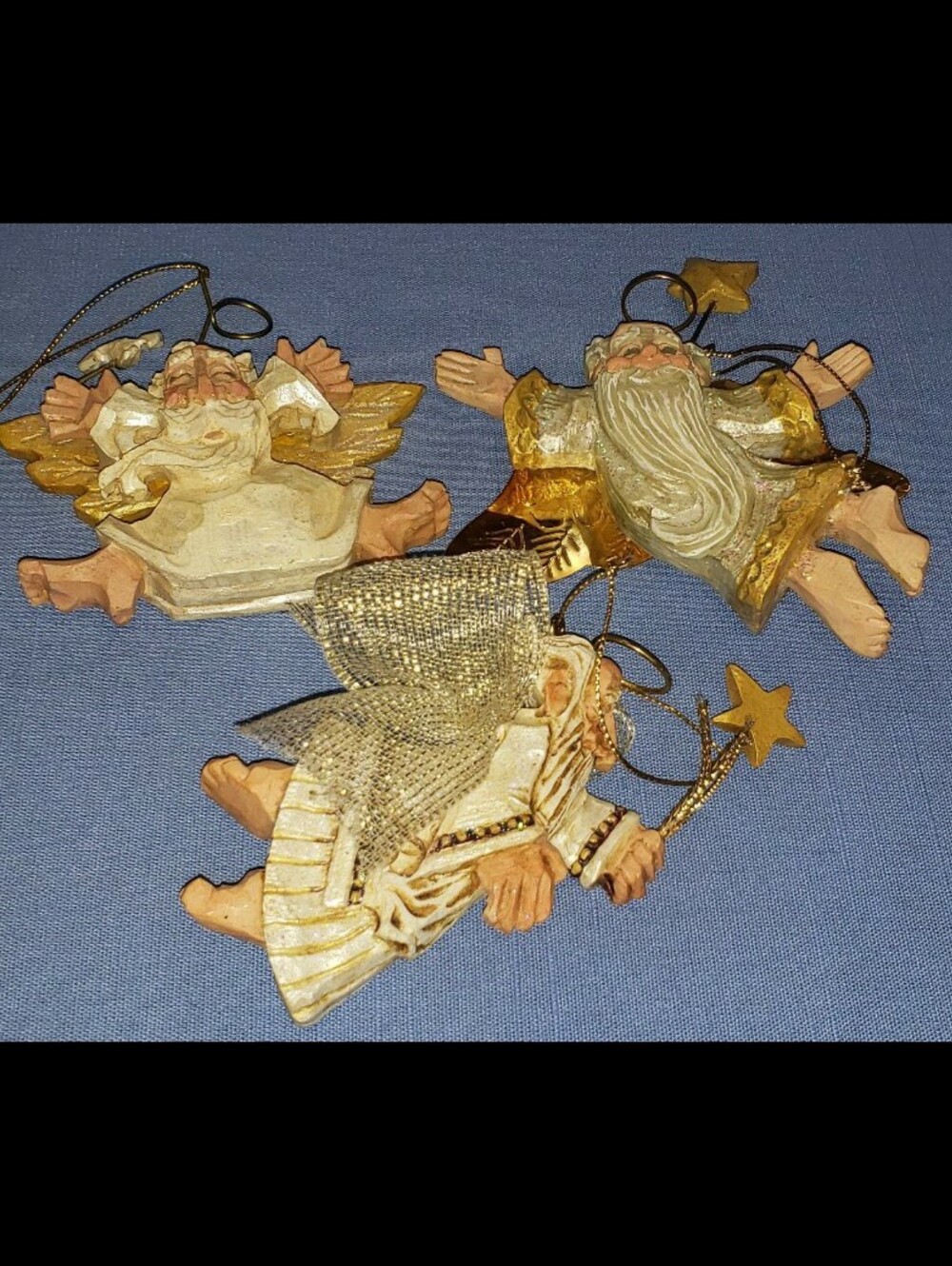 Lot Of Three (3) David Frykman Angel Ornaments